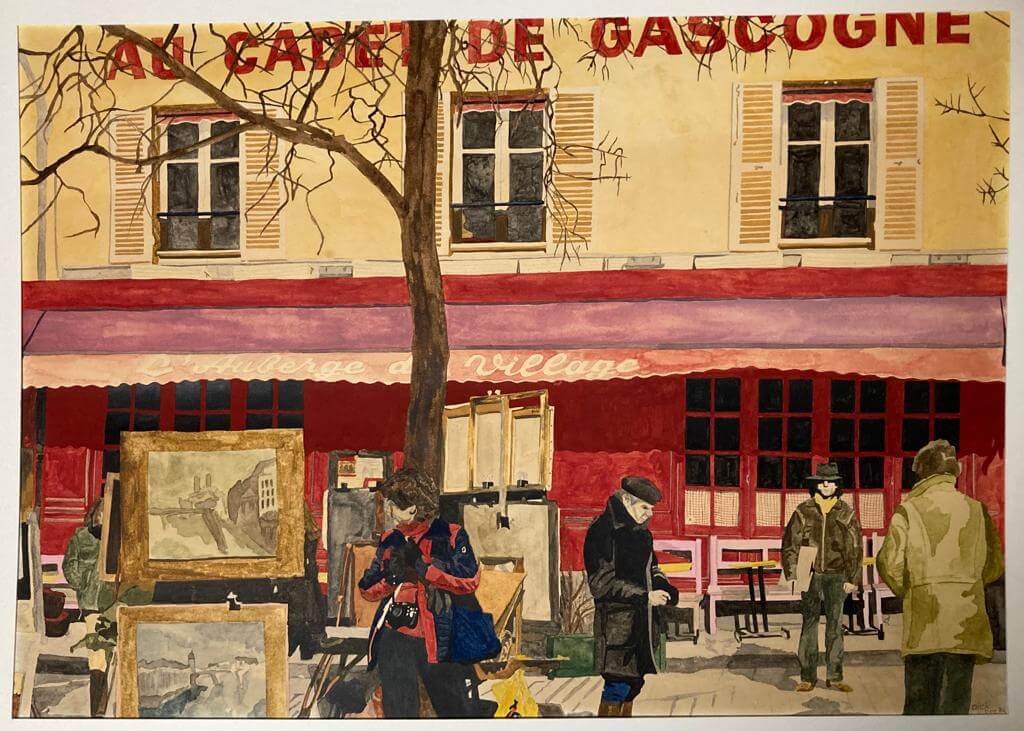 Mont Martre - Parijs Rue Norvins 2